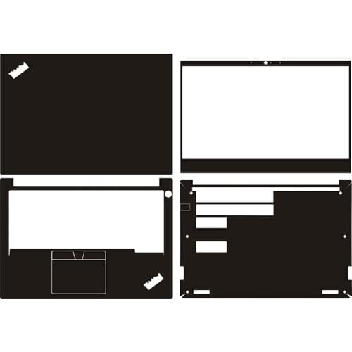 Carbon fiber Laptop Sticker Skin Decal Cover Protector for Lenovo ThinkPad E14 14"