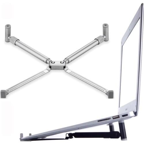 Portable Laptop Stand Holder Folding Adjustable Laptop Stand Notebook Stand Aluminium Laptop X-Stand For Macbook Laptop Notobook