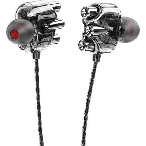 A6 Wired Speaker EarphonType-C Ergonomic Design Stylish 1.2m Heavy Bass In-ear Jogging Headset for Xiaomi Redmi Huaweiears