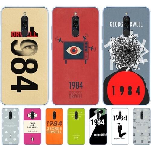 Silicon cover case for redmi 8a 8 note 8 PRO 8T 9S cover case for xiaomi mi 10 NOTE 10 PRO MI 9 lite 1984 George Orwell book