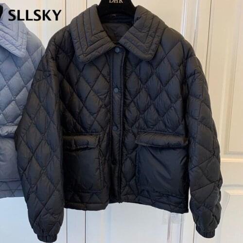 SLLSKY Women's Straight Down Jackets