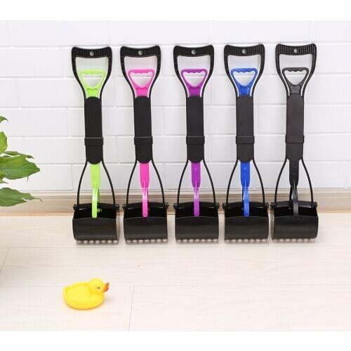 Pet Toilet Picker With Extended Handle, Dog Clamp Toilet, Pet Cleaning Supplies Available When You Go Out And At Home