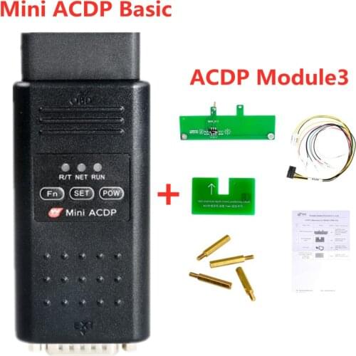 Yanhua Mini ACDP Programming Master Basic Configuration plus ACDP Module3 Read & Write DME ISN Code by OBD for BMW