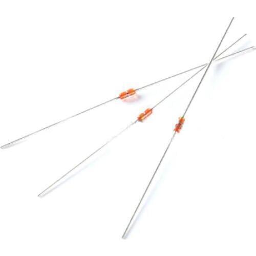 100pcs/lot Glass-sealed Thermal Resistor MF58 100K B value: 3950 5% Thermistor