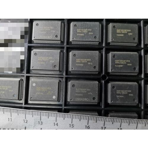 2PCS be of great quality HD64F2633F25V H8S/2633 64F2633F25 64F2633F25V MCU 16-bit H8S CISC 256KB Flash 3.3V/5V 128-Pin PQFP