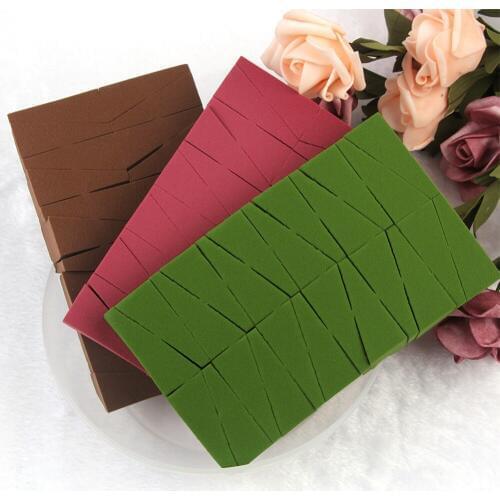 24Pcs Triangle Facial Makeup Sponge Cosmetic Puff Foundation Powder Smooth Facial Make Up Puff Beauty Tools Dry Wet Use #288162