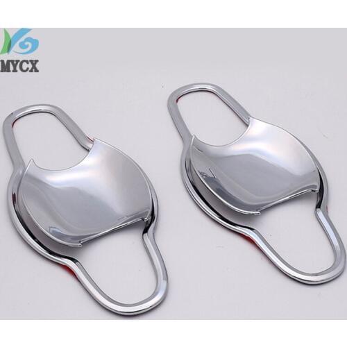 Accessories! ABS Chrome Outer Door Handle Bowl Decoration Cover Trim 4pcs/ Set Car styling For Toyota C-HR CHR 2016 2017 2018