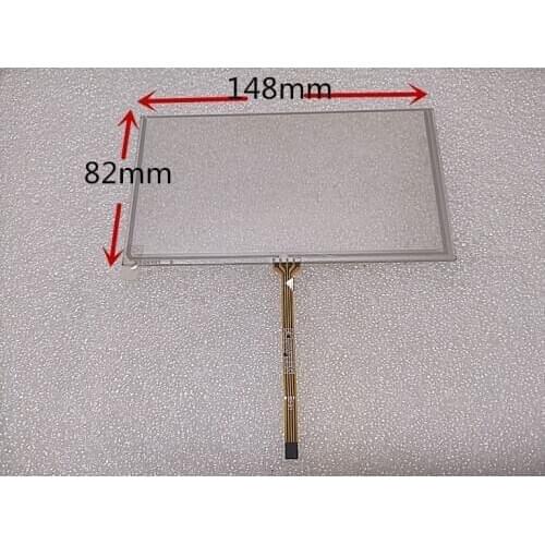 Free Shipping New 148mm*82mm 6.1 inch 4-wire Resistive Touch Screen Digitizer Rensor ST-06101
