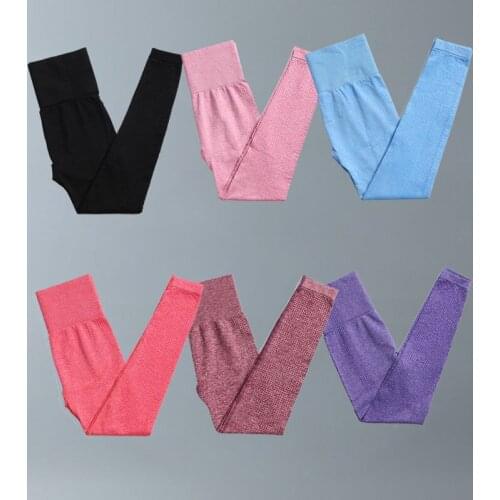 Seamless High Waist Push Up Yoga Pants Workout Fitness Training Leggings Running Trousers Gym Girl Tights Women Gym Clothing