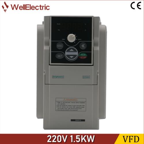 VFD Inverter Mini 0.75KW/1.5KW/2.2KW/3.0KW/4.0KW 220V, for Motor Speed Control Frequency Inverter