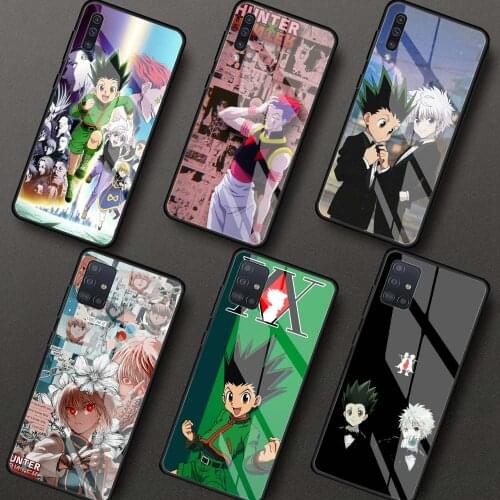 Hunter X Hunter HXH Anime Cover for Samsung Galaxy A51 A50 A71 A70 A31 A21s A40 M31 M51 A41 A30 A10 A91 A52 A72 5G Glass Case