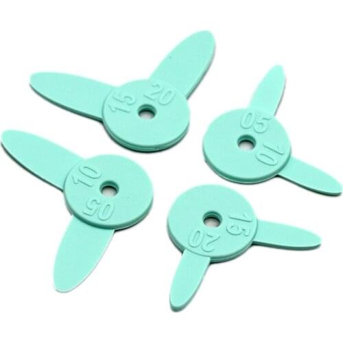 4pcs/set Dental Teeth Gap Measuring Ruler Rubber Ruler Dentist Lab Material Tools Interproximal Reduction Gauge Metric Feeler