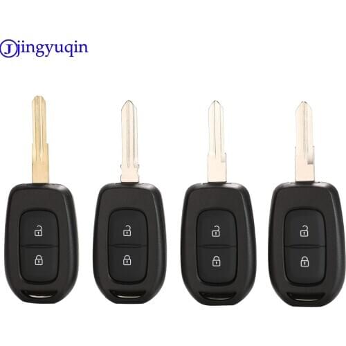 Jingyuqin 2/3 Buttons Remote Car Key Shell for Renault Sandero Dacia Logan Lodgy Dokker Duster 2016