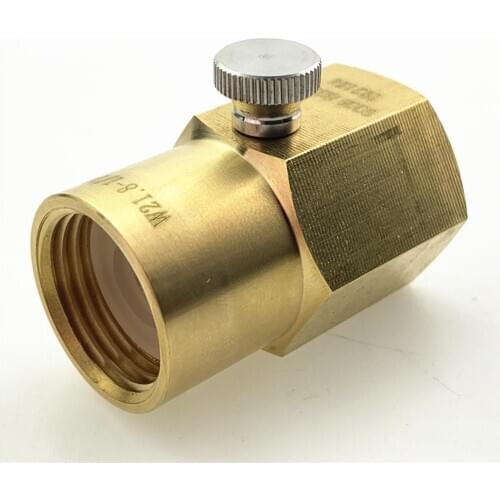 Carbon Dioxide Co2 Bottle Charging Valve Connector Big Turn To Baking Soda Bottle Bubble Water Machine Charging Valve Tr21*4