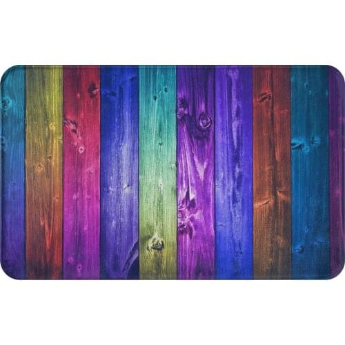 Nordic Kitchen Carpets, Bedroom,Wood Grain,Tiles, Bathroom,Entrance,Balcony,Home Decorative Flange Velvet Non-Slip Carpets