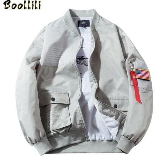 Male Bomber Jacket Men Army Military Pilot Jacket Badge Embroidery Baseball Jacket Double Sided Motorcycle Coat Big Size 4XL