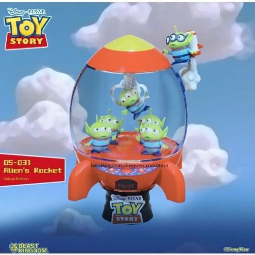 Beast kingdom Disney PIXAR Toy Story Aliens rocket deluxe edition Garage Kits Model Kits Collection Gift Toy