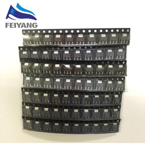 70PCS AMS1117 Voltage Regulator Kit 1.2V/1.5V/1.8V/2.5V/3.3V/5.0V/ADJ 1117 7 values Each 10PCS