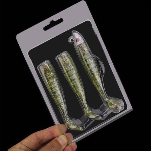 NEW Fish-type lead soft fishing lure 9cm15g 11cm25g replaceable fish body lures crank hook T tail soft artificial bait