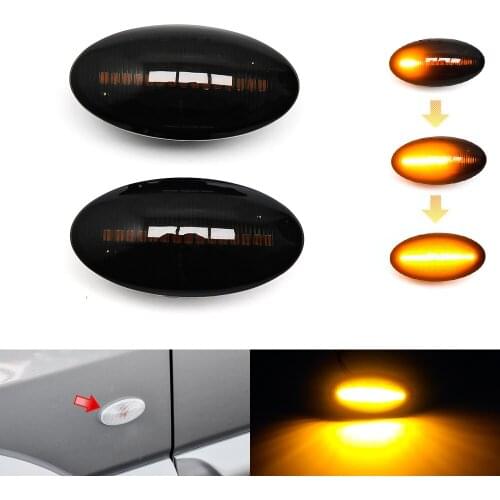 2pcs Sequential LED Dynamic Turn Signal Light Side Marker Fender Lamp Blinker For Suzuki Grand Vitara 2005-2012 Escudo JT