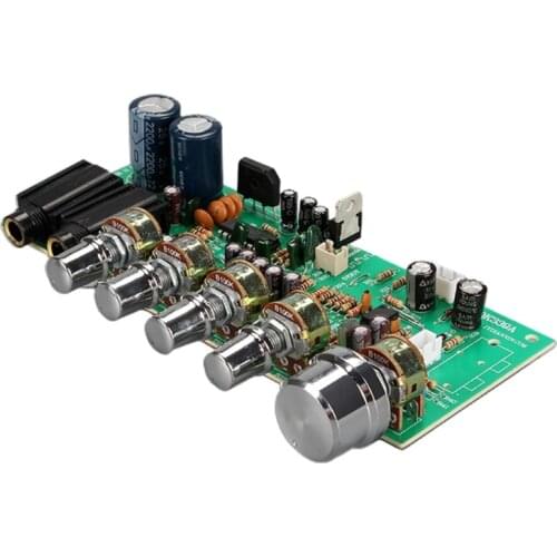 K1KF Amplifier Preamp Preamplifier Volume Tone Control Finished Board Dual AC12~15V Audio Power Amplifier Board