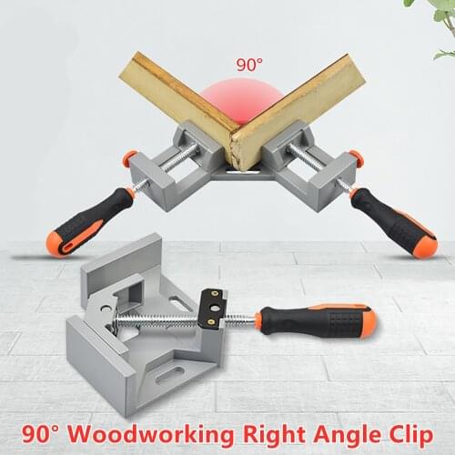 Right Angle Clamp Plastic Single /Double Handle 90 Degree Corner Clips Framing Photo Woodworking Angle Quick Clamp Holder