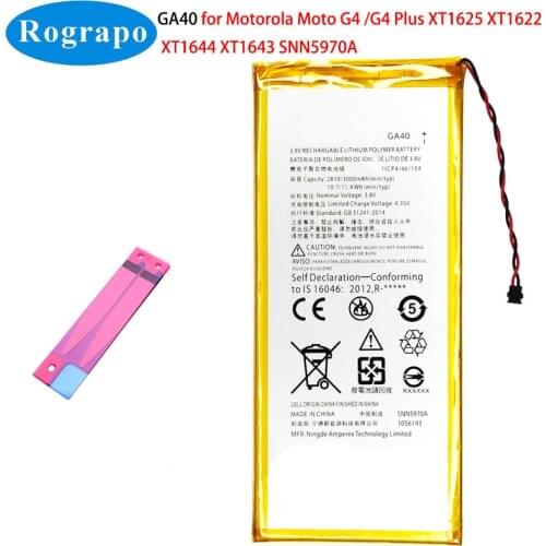 Rograpo Motorola Moto G4 Batteries