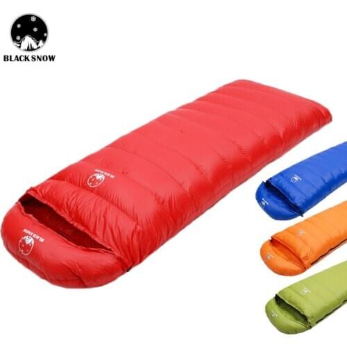 Cold resistant outdoor camping adult envelope type splicing ultralight soft white goose down sleeping bag naturehike lazy bag