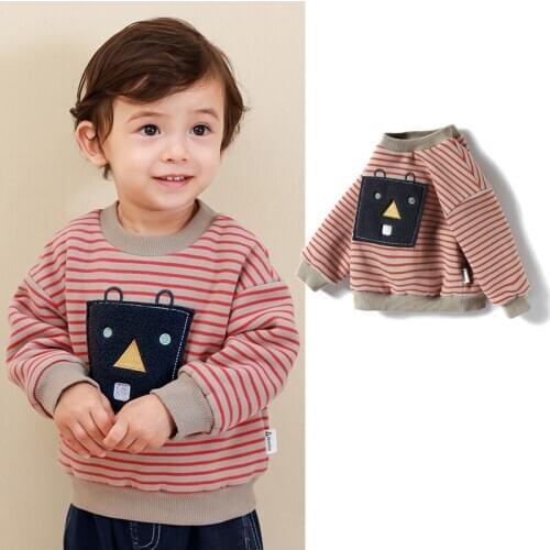 Sweatshirts for Boy Childrens Sweatshirt Kids Costume Undefined Boy Clothes Winter Long Sleeve Cashmere Pullover Tops Cartoon