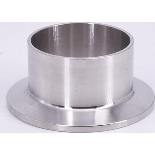 45mm 1-3/4" Pipe OD 2" Tri Clamp 28.6mm Height SUS 304 Stainless Sanitary Auto Butt Weld Ferrule Fitting Home Brewing Beer