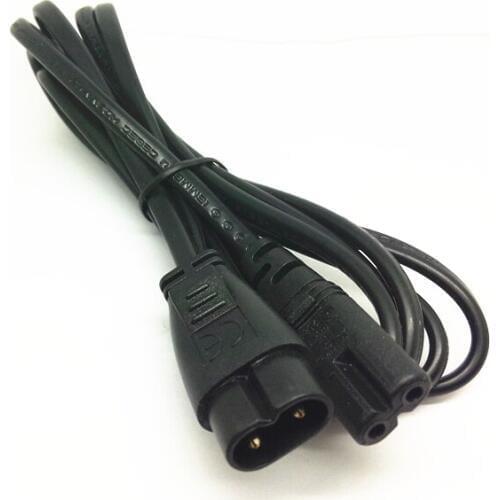 High Quality IEC 320 C7 C8 extension cords, 8 male to female power line 1.8M,1PCS,6ft