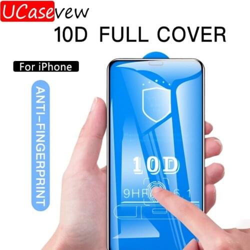 3 PCS 10D Curved Edge Tempered Glass For iPhone 12 11 X XS MAX XR Pro Max 12 mini 8 7 6S SE 2020 PlusFull Cover Screen Protector