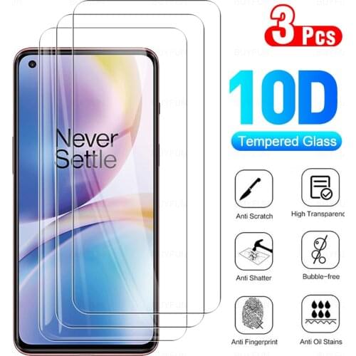 3PCS HD Tempered Glass Case For OnePlus Nord2 5G 9H Protective Film For oneplu nord ce 5g 1+ nord n10 n100 n200 Screen Protector