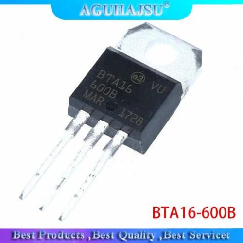 10pcs BTA16-600B BTA16-600 BTA16 Triacs 16 Amp 600 Volt TO-220 new original