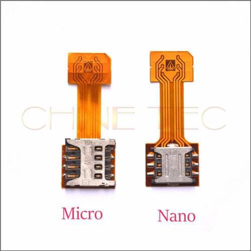 200pcs Hybrid Double Dual SIM Card Micro Adapter for Android Nano SIM Adapter for XIAOMI REDMI NOTE 3 4 3s PRO Prime