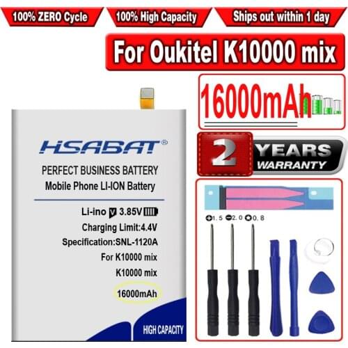 HSABAT 16000mAh Battery for Oukitel K10000 mix