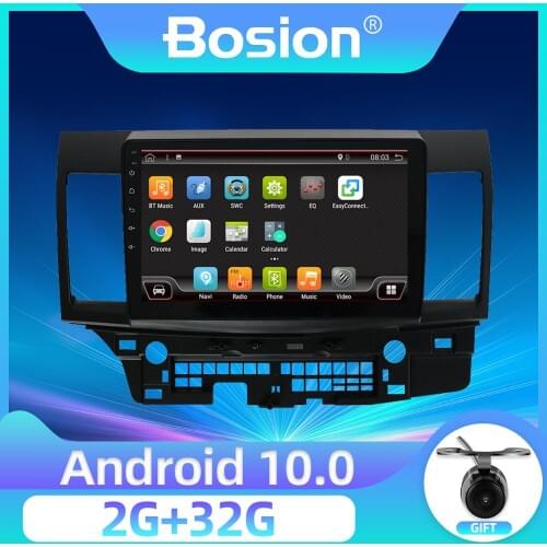 Bosion 2G+32G Android 10 For Mitsubishi Lancer 2007 - 2013 Car Radio Multimedia Player GPS Navigation GPS 2 din autoradio wifi