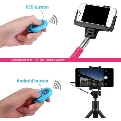Bluetooth Phone Self Timer Selfie Stick Shutter Button Release Smart Phone Wireless Remote Control