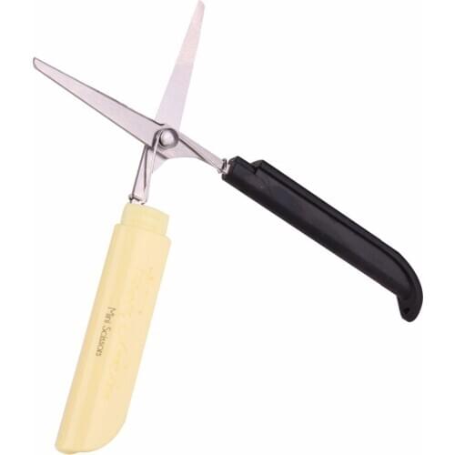 Deli Creative Kawaii Plastic Scrapbooking Scissors For Kids Gift Home Decoration Office Supplies Student Mini Paper Knife Cutter