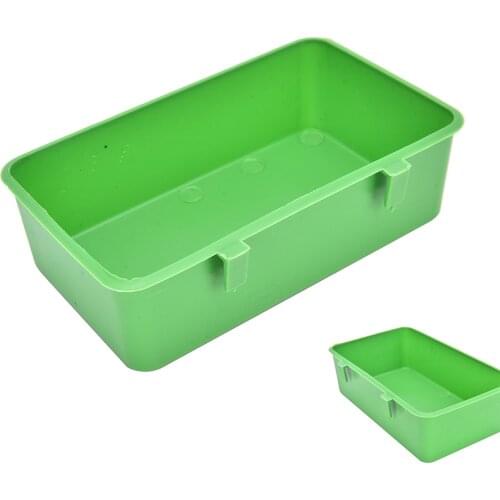 Hot Sale 1PC Plastic Parrot Bird Bathtub Bath Clean Box Feeding Food Water Box Pet Toy Acces