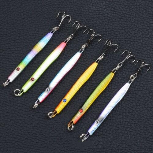 1Pcs 5.7cm/10g Stickbait Pencil Fishing Lures Sinking Lead Metal Jig Squid Lipless Stick Artificial Baits Wobblers For Fishing