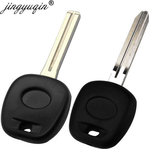 Jingyuqin 30pcs Blank Transponder Key Shell For Toyota RAV4 PRADO COROLLA Camry Reiz Highlander Yaris Corolla Fit Lexus