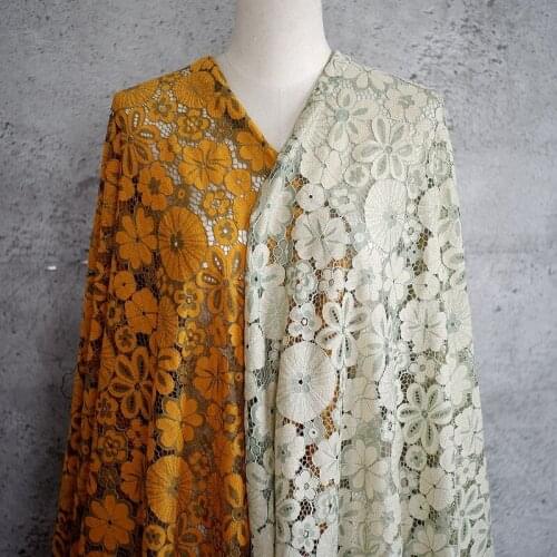 LASUI 3 Meter C0325 DIY wedding dress veil bridal jewelry decoration High-grade two-color lace French Lace Fabric