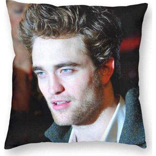Soft Handsome Robert Pattinson Throw Pillow Case Home Decor Custom Square Cushion Cover 45x45 Pillowcover for Living Room
