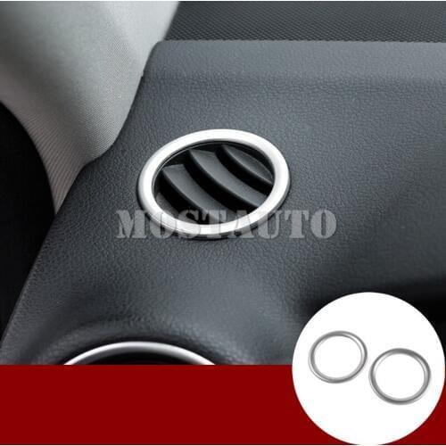 For Benz C Class W204 S204 Inner Dashboard Air Vent Outlet Trim Cover 2010-2013 2pcs Car Accessories Interior Car Decor Car Trim