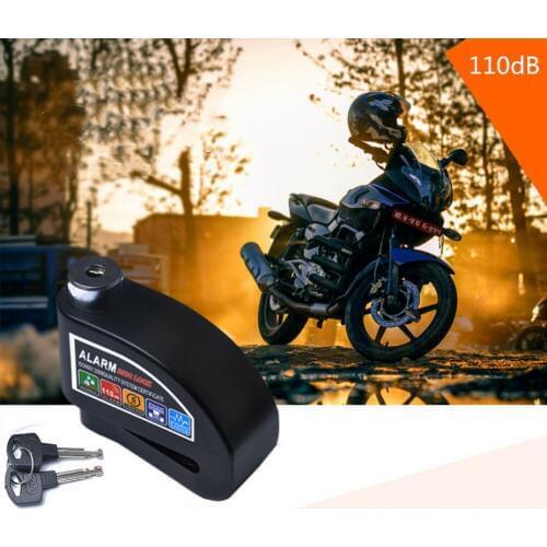 New Creative Wheel Disc Brake Lock Anti-theft for Motorcycle Scooter Bicycle Security Alarm Motorcycle Accessories