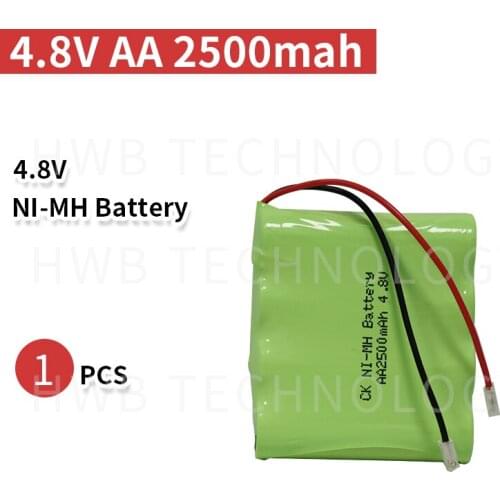 1 PCS/lot Original New Ni-Mh 4.8V AA 1800mAh Ni-Mh Rechargeable Battery Pack With Plugs Free Shipping