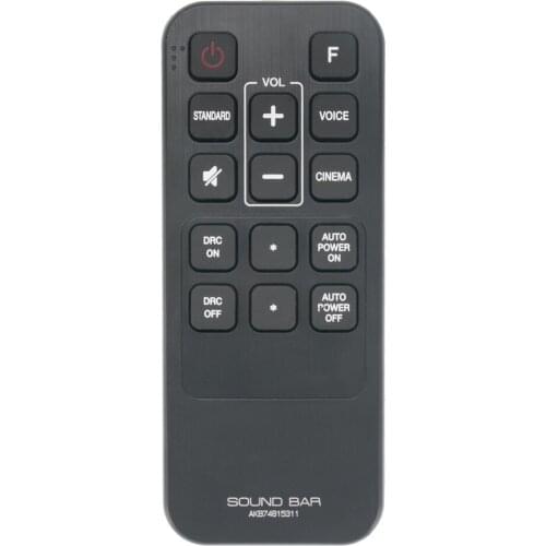 Beyution New AKB74815311 Replaced Remote Control fit for LG LAS160B LAS260B Sound Bar