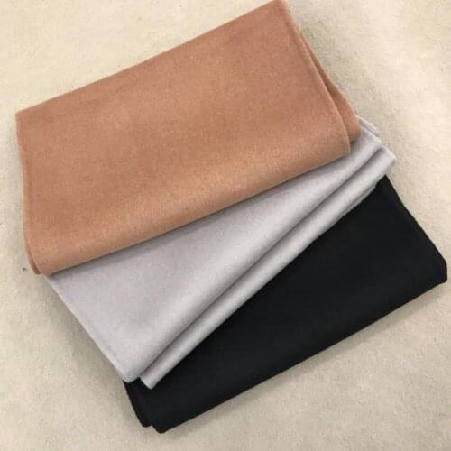 Handmade Scarf Classic Camel Black Gray 90% Wool 10% Cashmere Scarf Wrap