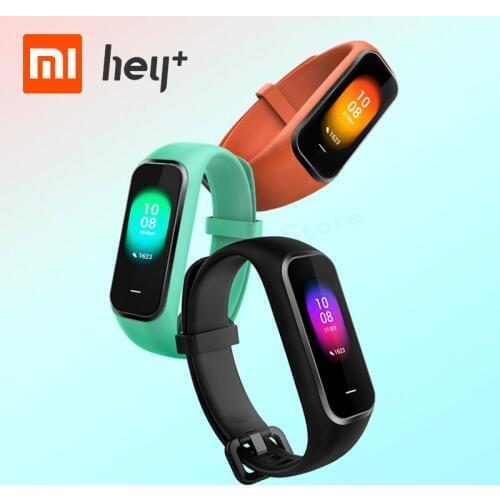 Xiaomi Hey Plus 1S NFC Smart Bracelet AMOLED Color Screen Smartband Builtin Multifunction Heart Rate Monitor Hey+ 1S WristBand
